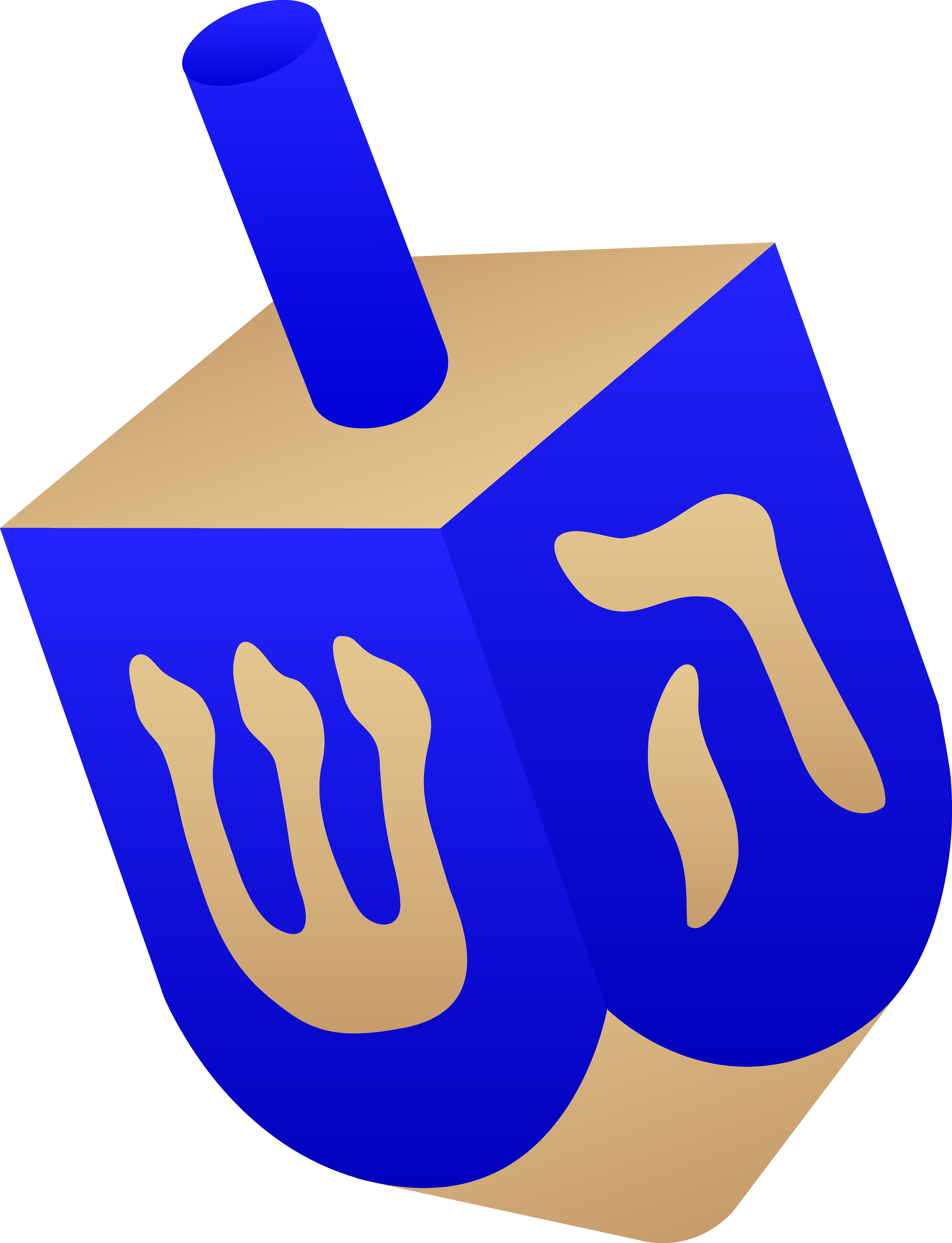 Hanukkah Dreidel Clip Art .-Hanukkah Dreidel Clip Art .-15