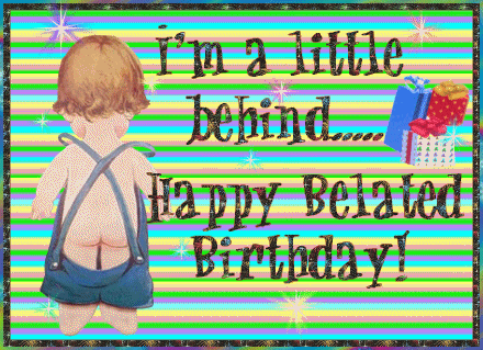 36+ Happy Belated Birth… Belated Birthday Clip Art | ClipartLook