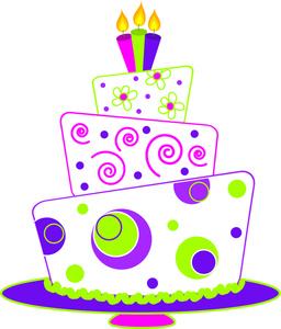 Happy Birthday Cake Clip Art . .-Happy Birthday Cake Clip Art . .-17