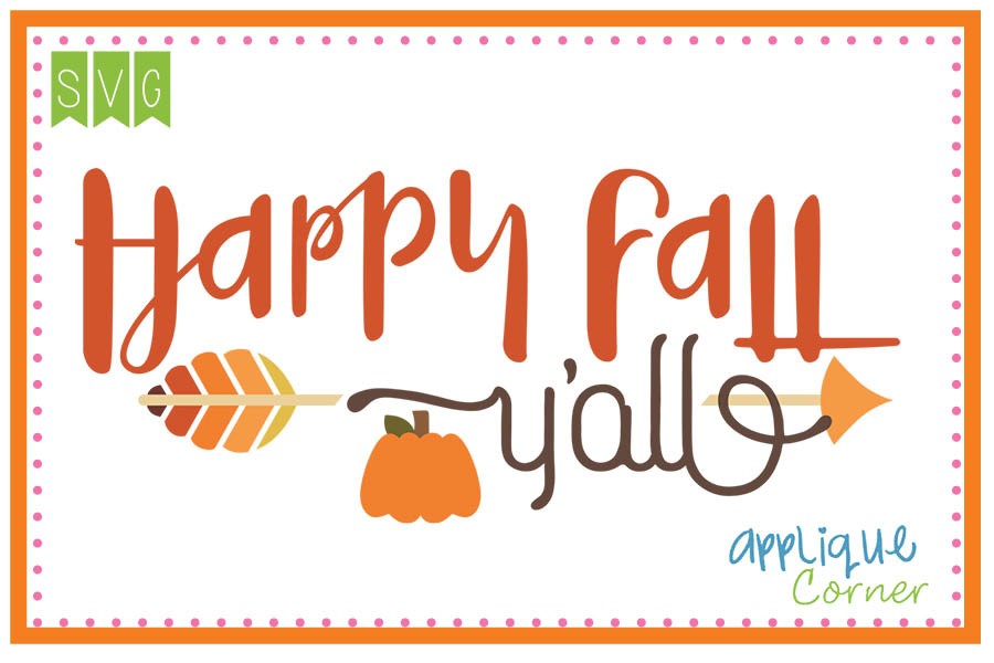 Happy Fall Yu0026#39;all Cuttable SVG Cl-Happy Fall Yu0026#39;all Cuttable SVG Clipart-12