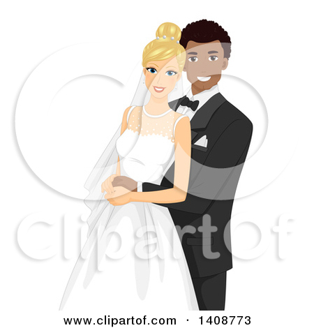 Happy Interracial Wedding Couple By BNP -Happy Interracial Wedding Couple by BNP Design Studio-8