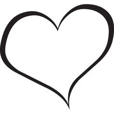 Heart Clipart Black And White-heart clipart black and white-6