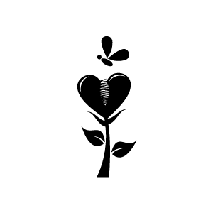 Heart Clipart Black Trap Of Love With Wh-Heart Clipart Black Trap Of Love With White Background Download-9