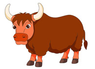 Horned Yak Clipart. Size: 38 Kb-horned yak clipart. Size: 38 Kb-2
