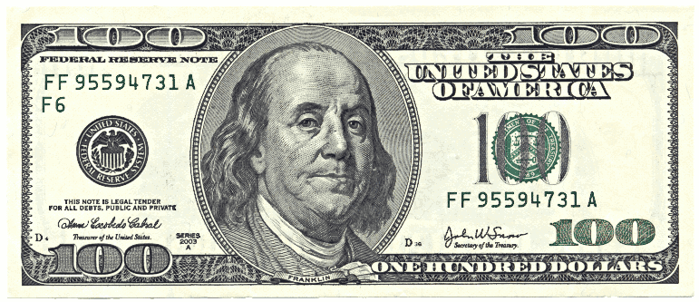 Hundred Dollar Bill Clipart #1-Hundred Dollar Bill Clipart #1-14