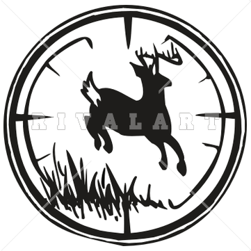 Hunting Deer Clipart - .-Hunting deer clipart - .-17