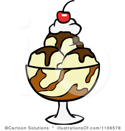 Ice cream sundae clip art at 