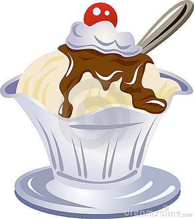 Ice Cream Sundae Clipart U0026middot; Ho-Ice Cream Sundae Clipart u0026middot; Hot Fudge Sundae With Whipped Cream And Cherry Free Stock-14