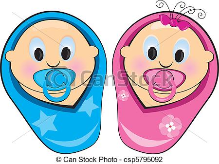 Illustration Baby Boy, Girl - Illustrati-illustration baby boy, girl - Illustration baby boy, ...-8