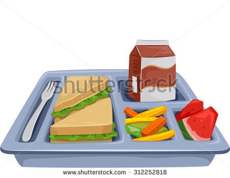 Illustration Of A Meal Tray .-illustration of a meal tray .-2