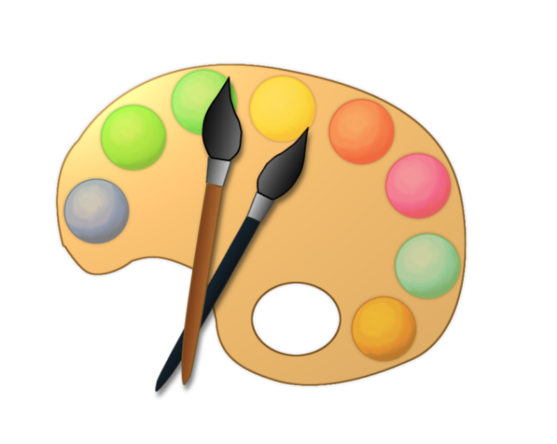 Image Artist Paint Palette .-Image artist paint palette .-10