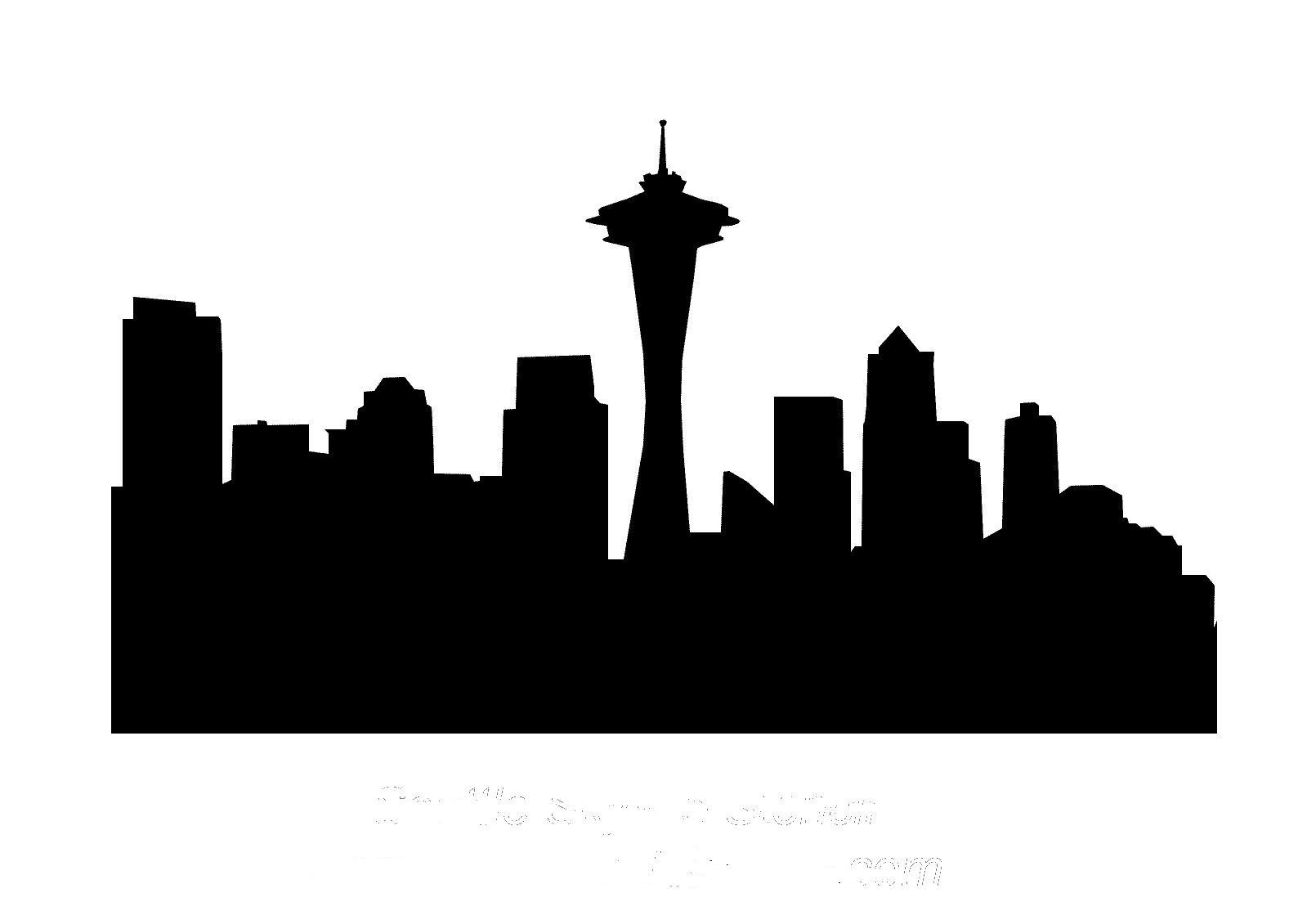 City Skyline Clipart Vector C