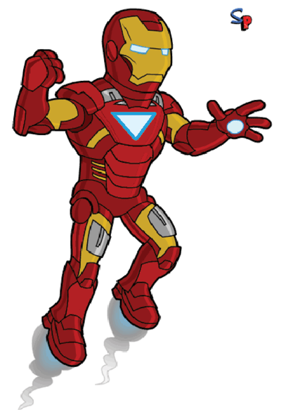 Iron Man Clip Art #6120-Iron Man Clip Art #6120-8