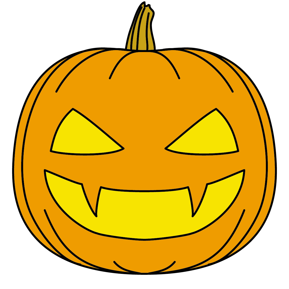 Jack O Lantern Clipart Black And White-jack o lantern clipart black and white-7
