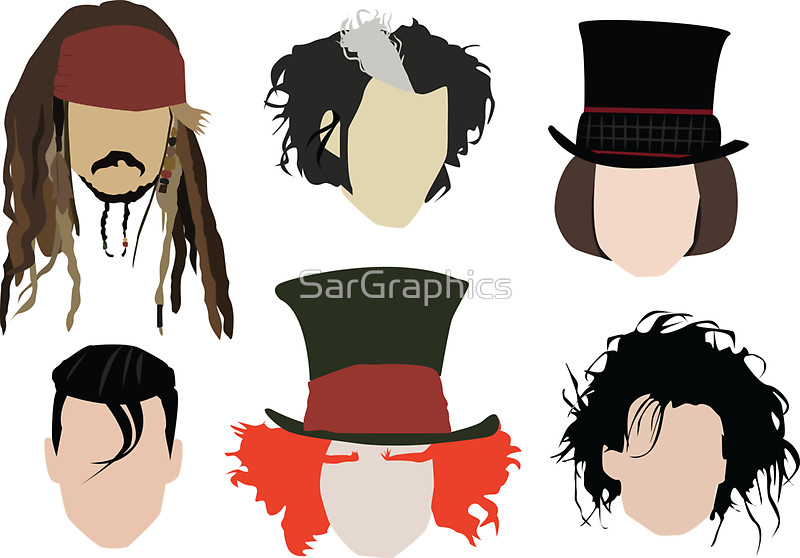 Johnny Depp - Famous Characters By SarGr-Johnny Depp - Famous Characters by SarGraphics-16