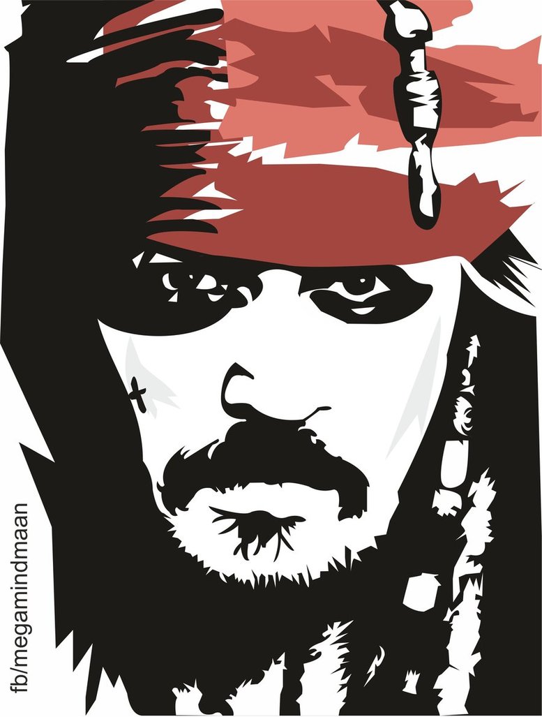 Low Res Vector Art ~Johnny Depp~ By Mega-Low Res Vector Art ~Johnny Depp~ by megamindmaan ClipartLook.com -21