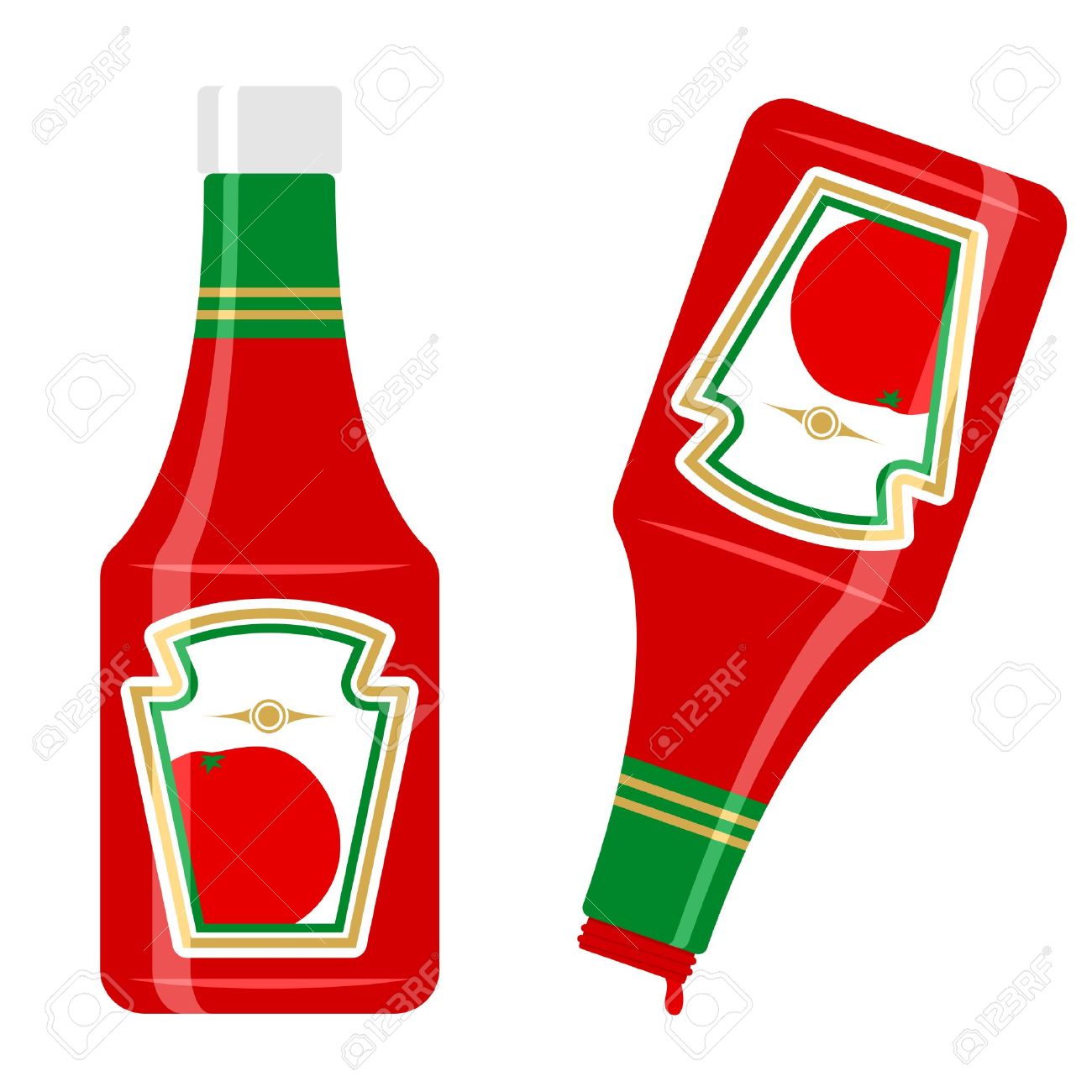 Ketchup Bottle Stock Vector - 5187559-Ketchup bottle Stock Vector - 5187559-8