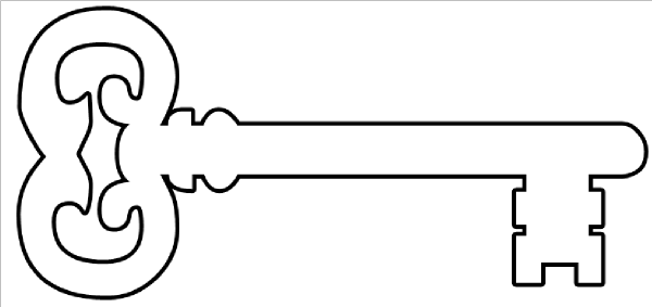Best Photos Of Key Shape Template - Key -Best Photos of Key Shape Template - Key Outline Clip Art ..-0
