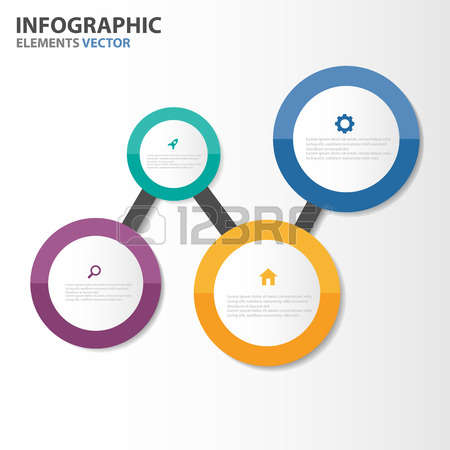 Keynote: Circle Infographic Elements Pre-keynote: Circle Infographic elements presentation templates flat design set for brochure flyer leaflet marketing advertising-14