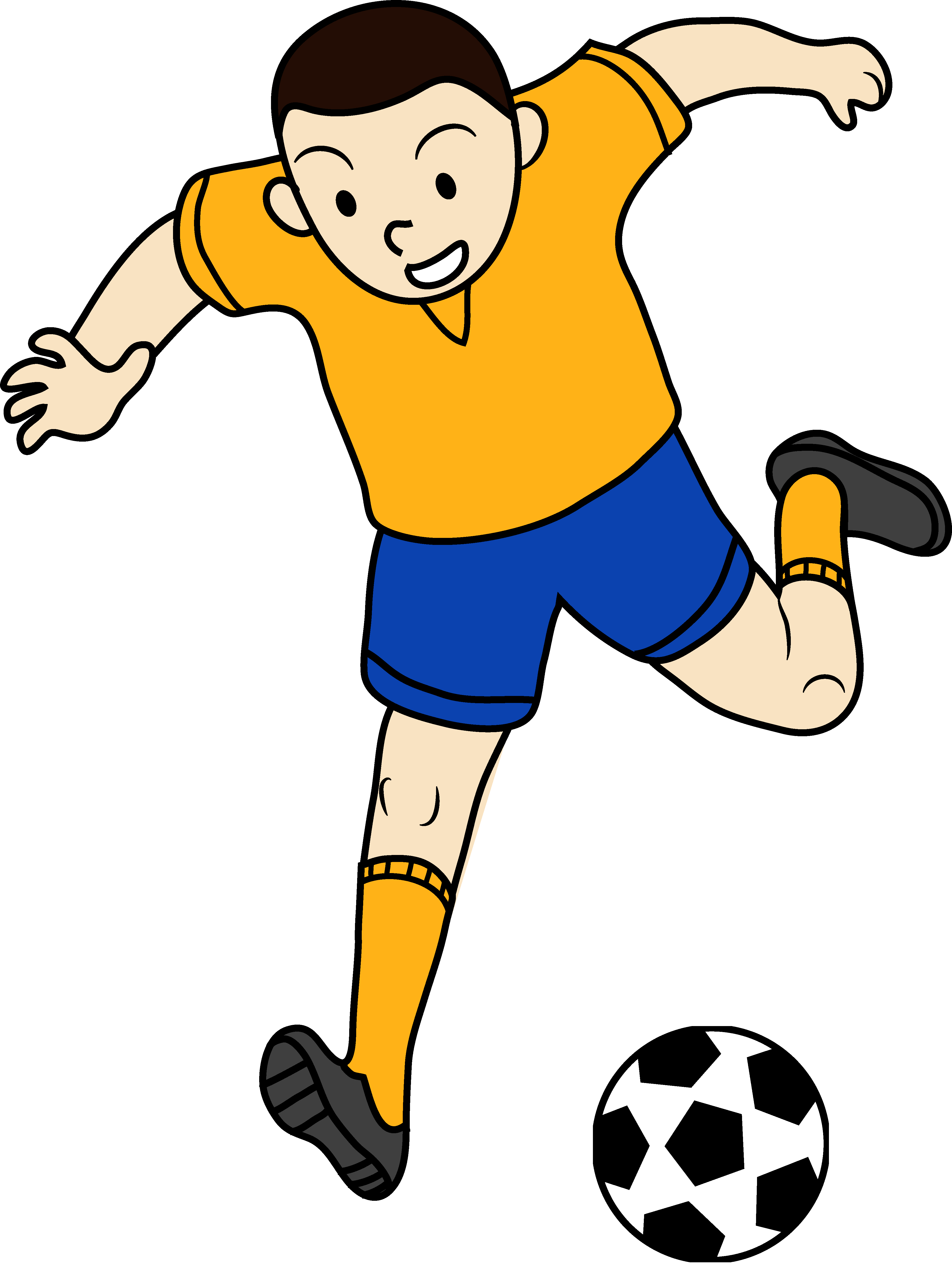 Kid Football Player Clipart-kid football player clipart-14