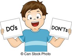 ... Kid Boy Flash Card Rules - Illustrat-... Kid Boy Flash Card Rules - Illustration of a Boy Showing.-7