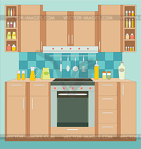 Kitchen Furniture Interior Vector Clipar-Kitchen Furniture Interior Vector Clipart-12