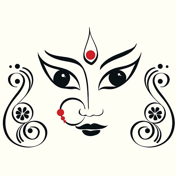Durga, Saraswati, Lakshmi Illustration. -Durga, Saraswati, Lakshmi illustration. vector art illustration-2