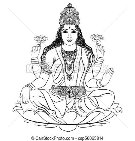 Indian Goddess Lakshmi - Csp56065814-Indian goddess Lakshmi - csp56065814-11