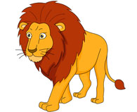 Large Male Lion Walking Clipart. Size: 6-large male lion walking clipart. Size: 66 Kb-4