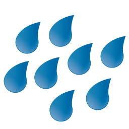 Large Raindrops Icon-Large Raindrops Icon-5