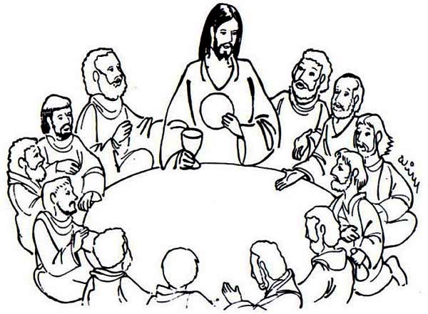 Last Supper, : Jesus Sharing .-Last Supper, : Jesus Sharing .-11