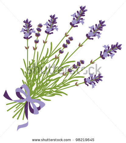 Lavender Bundle Clipart .-Lavender Bundle Clipart .-4