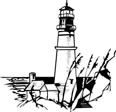 Lighthouse Clipart Black And White-Lighthouse Clipart Black And White-6