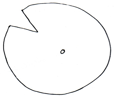 Lily Pad Clipart Black And White-lily pad clipart black and white-8
