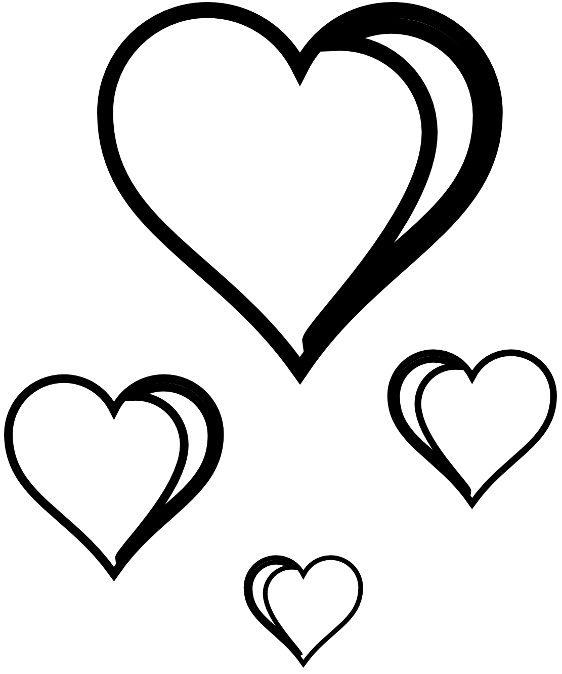 Love Black And White Clipart. Hearts Cli-Love Black And White Clipart. Hearts Clip Art Black And ..-13
