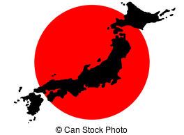 Map Of Japan - Abstract .-Map of Japan - Abstract .-16