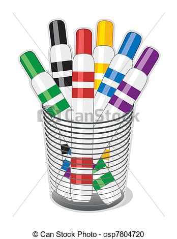 Marker Icon Clipart Vectorby Angelp0/1; -Marker icon Clipart Vectorby angelp0/1; Marker Pens - Felt tip marker pens in a desk organizer for.-11
