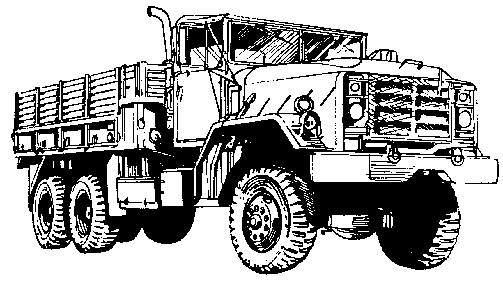 Military 5 Ton Truck Clip Art ...-Military 5 Ton Truck Clip Art ...-13