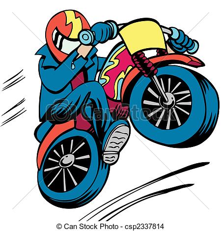 ... Motorcycle Man Cartoon Character Iso-... Motorcycle Man cartoon character isolated on a white.-15