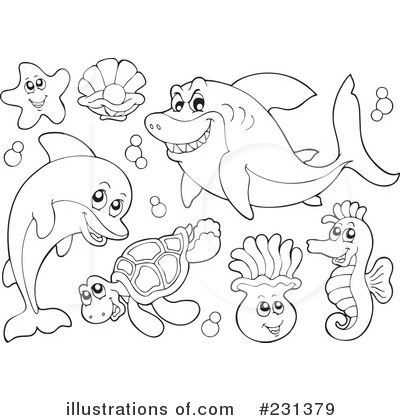 Ocean Animals Clip Art-Ocean Animals Clip Art-6