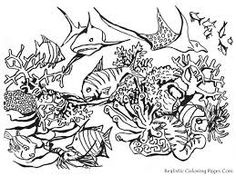 Ocean Clip Art Black And White-Ocean Clip Art Black and White-8