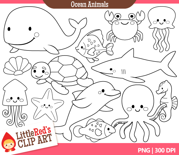 71+ Ocean Clip Art Blac... Ocean Clipart Black And White ClipartLook