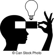 ... Open A Mind To Learn New Idea Educat-... Open a mind to learn new idea education - Person learning or.-16