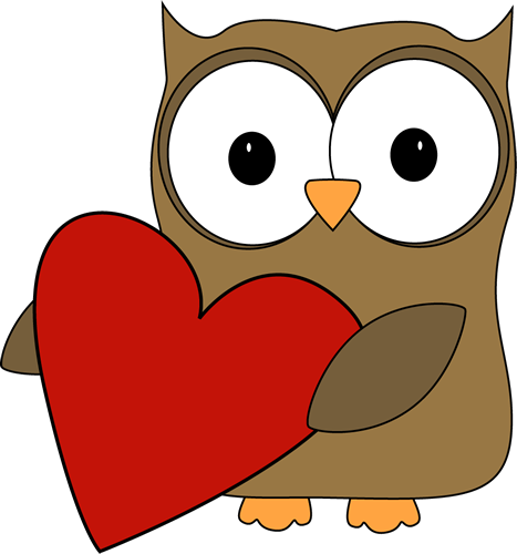 Owl With A Big Valentine Heart-Owl with a Big Valentine Heart-9