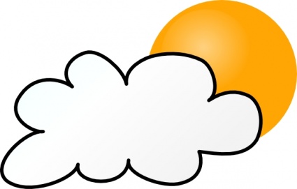 Partly Cloudy Symbol Clipart Best-Partly Cloudy Symbol Clipart Best-16