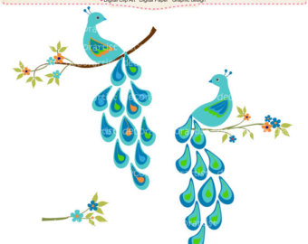 Peacock Black Cute Clipart .-Peacock black cute clipart .-6