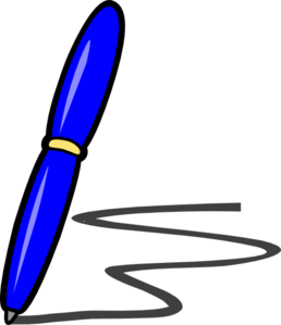 Blue Pen Clip Art-Blue Pen Clip Art-1