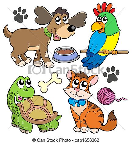 Pet Clipart Free. Cartoon pet