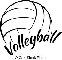 Playing Volleyball Clip Artby Cscst50/6,-playing volleyball Clip Artby cscst50/6,855; Volleyball with Fun Text - Stylized vector illustration of a.-11
