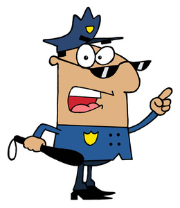 Police Clipart Image Policeman Yelling A-Police clipart image policeman yelling at a criminal image-14